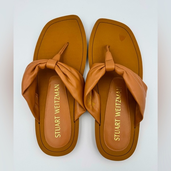 Stuart Weitzman EUC Sz 8B “Cassie” Sandal in Light Brown - Picture 3 of 6